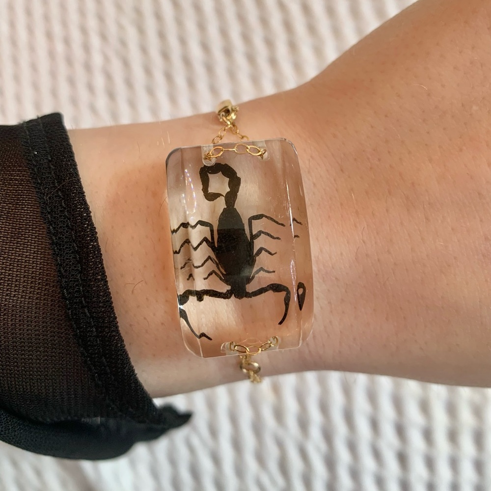 14K Gold Filled Scorpion Bracelet